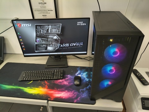 Komputer gamingowy PC Ryzen 9 7950X3D (16R) 32GB DDR5 1TB m.2 SSD RTX 5080 WiFi-6 Win11H